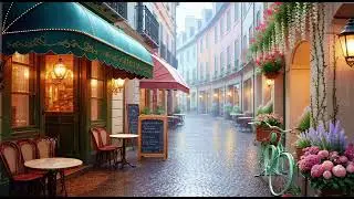 Gentle Rain on a European Street ☘️ 10 Hours of Deep Sleep & Relaxation