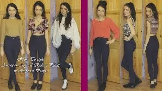 How To Style American Apparel Riding Pants in Imperial Purple