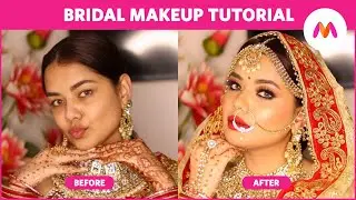 Wedding Makeup Look Ft. @shubhangi anand | Bridal Makeup Tutorial - Myntra