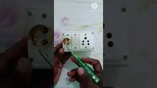 1 Switch 1 Socket 1 Bulb Holder Connection | Electric Board Wiring 