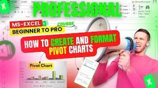 Master Pivot Charts in Excel: How to Create Pivot Charts in Excel | Excel pivot chart in Urdu