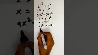 Nice radical exponent Square root #shorts #viralshorts #exponents #algebra