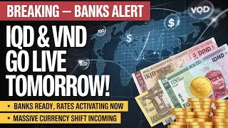 LIVE TOMORROW! Iraqi Dinar (IQD) and Vietnamese Dong (VND) rates are set to activate as banks go