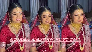// Bridal makeup tutorial // step by step // #makeuptutorial  #bridelmakup 