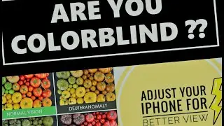 Colorblind?? ADJUST your iPhone + Easy color filter.
