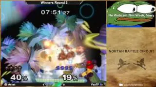 Nortah Battle Circuit 12 WR2: Asian (ICs, Samus, C. Falcon) vs FaxTF (Falco)
