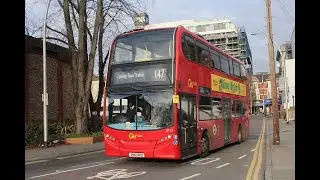 London Buses, Bus Route 147, Ilford to Canning Town Station