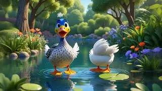 Four Dancing Ducks Wear Polka Dots | Animal Dance Song for Kids | Nursery Rhymes and Baby Songs