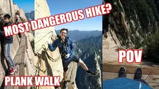 Mount Huashan Plank Walk - Full Walk (WORLDS MOST DANGEROUS HIKING TRAIL)