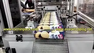 Biscuits Over-wrapping Machinery - Machine d'emballage de biscuits automatique