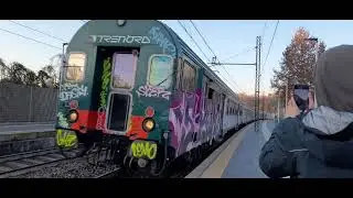 UNA RACCOLTA DI ULTIME CARROZZE MDCV S11 SULLA MILANO - CHIASSO DA NOVEMBRE. ADDIO CARROZZE MDCV 🥲🥲