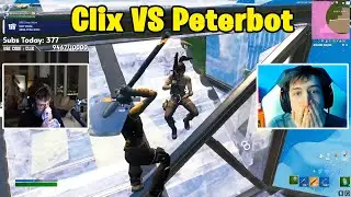 Clix VS Peterbot 2v2 TOXIC Fights w/ ZaynSzn & Khanada!!