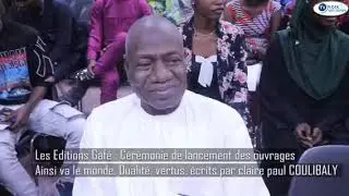 INFO : OUVRAGE ~ AINSI VA LE MONDE ~ C&eacute;r&eacute;monie de lancement ~ ce samedi 31 janvier 2026