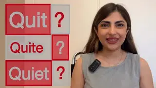 Understanding the Difference: Quite, Quit, and Quiet❤️