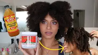 Using Bentonite Clay for Definition | Major Detox and Curls! | Natural Hair Type 4