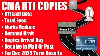 CMA RTI Application | CMA RTI Copies in Rs 10 | How To Get Certified Copies From ICMAI in Rs 10