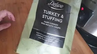 Lidl TURKEY & STUFFING CRISPS ~handcooked ~Christmas