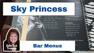 Sky Princess Bar Menus | Solo Travel