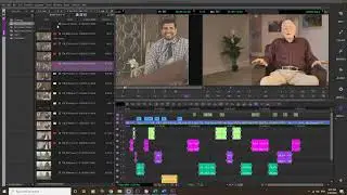 Временная шкала цветового кодирования Avid MC