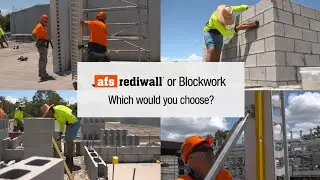AFS Rediwall&reg; Vs Blockwork Stair Core Challenge