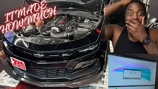 CAMARO 1LE 6-го поколения проходит испытания на динамометрическом стенде #dyno #tuning #chevy #ca...