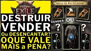 PATH OF EXILE 2 - RECICLAR, VENDER ou DESENCANTAR ITENS? OQUE VALE Mais A PENA?