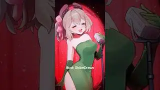 [Nimi Nightmare] illustration making from Valentine Karaoke #shorts #nimi #illustration #art #イラスト