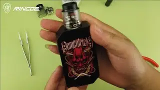 Rincoe Manto Beast mod 228w with Metis ⁣RDA V2 Kit Coil Building Tutorial
