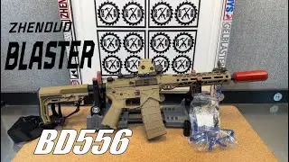 NEW Gel Blaster (TOY!)! BD556 from ZHENDUO BLASTER - Blowback - Last Round Open - V2 Gearbox