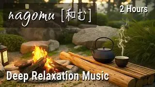 🏮 2 HOURS | Evening Zen Relaxation - Tranquil Fireplace Ambiance & Koto