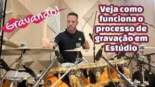 Como funciona o processo de Gravação de Bateria no Estúdio- Danilo Martins