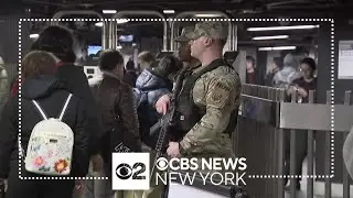 National Guard members sent to help beef up security in NYC subway system