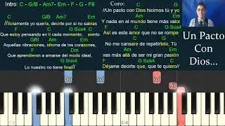 Como Tocar Un Pacto Con Dios Canci&oacute;n Rom&aacute;ntica Rabito/Piano Tutorial F&aacute;cil/Melod&iacute;a Letras Y Acordes.