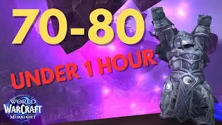 Level 70&ndash;80 in Under 1 Hour (WoW Midnight Pre-Patch Alt Leveling Guide)