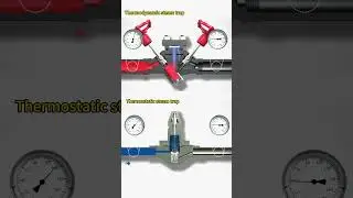 Two types of steam trap #trap #valve #machinery #industrial
