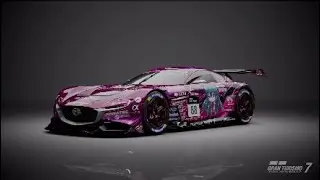 Gran Turismo 7: Livery Editor - Creating Taimanin Design, Asagi Igawa (Mazda RX-Vision GT3 Concept)