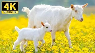 4K Majestic Wildlife: Stunning Nature Landscapes & Peaceful Music for Relaxation