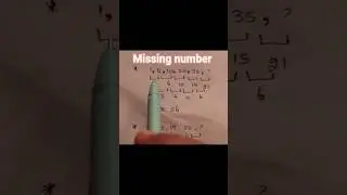 Missing number series part 2| #competitiveexams #bankexamprep #shorts #viralmath #ssc