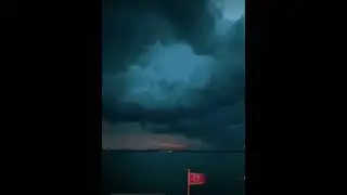 Storm and thunder #nature #tiktok #storm #sea #fashion #fitness #cooking #baking #food #travel