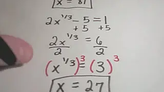 Solving Equations Involving Rational Exponents
