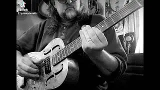Scott C Brooks slide guitar Pick a Bale of Cotton  riffing