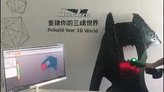 3DeVOK - SCANNER 3D PRINCE 335 / scan black surface