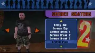 tony hawk underground 2 all characters