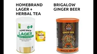 Herbal Tea Homebrand Homebrew Taste Test - Plus Ginger Beer Test