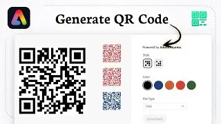 How to create a QR code in Adobe Express (Link Generator)