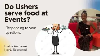 Do Event ushers serve food? #eventhostess #FAQ