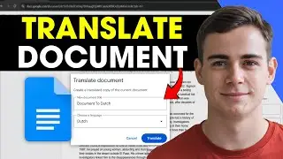 Google Docs - How To Translate Document in 1 Click (Easy Tutorial)