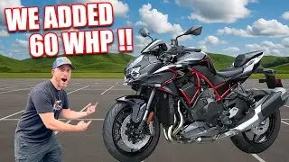 2022 Kawasaki ZH2 Gets BIG POWER With A Custom Dyno Tune!!