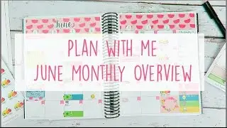 Plan With Me - June Monthly Overview