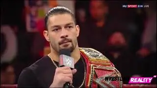 Roman reigns return in wwe raw 25 February 2019
